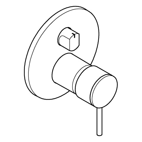 Grohe - Einhandbatterie Atrio 24356 FMS für 35604 3-W-Umst. hard graphite geb