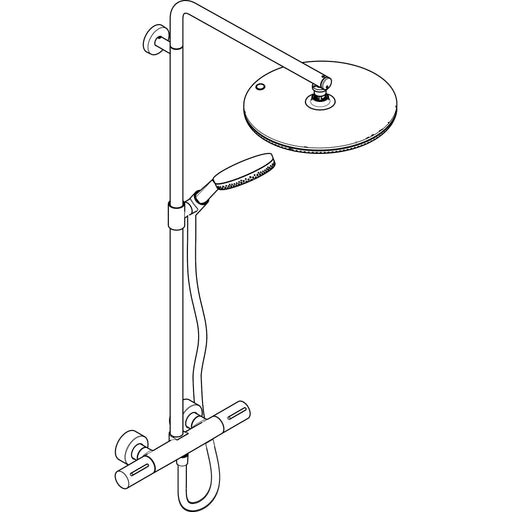 Hansgrohe - Showerpipe Raindance Alive S Puro 300 1jet mit Ecostat Element chrom