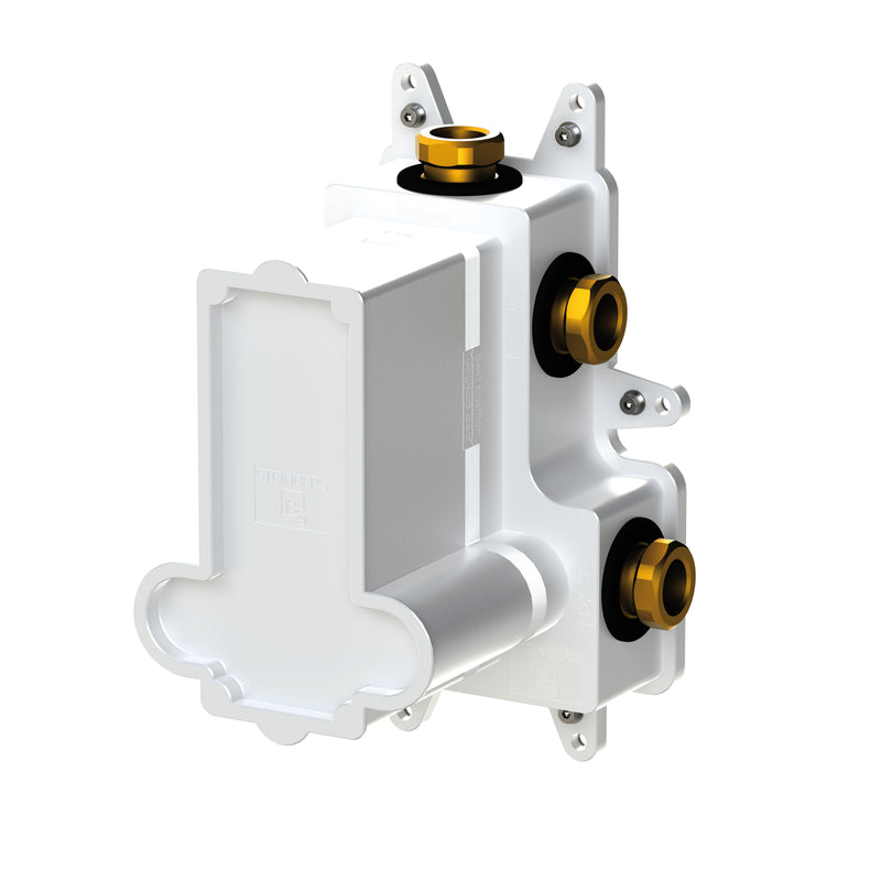 Steinberg Armaturen - UP-Körper fürThermostat m.Temperaturregul 3-Wege-Umsteller,schw
