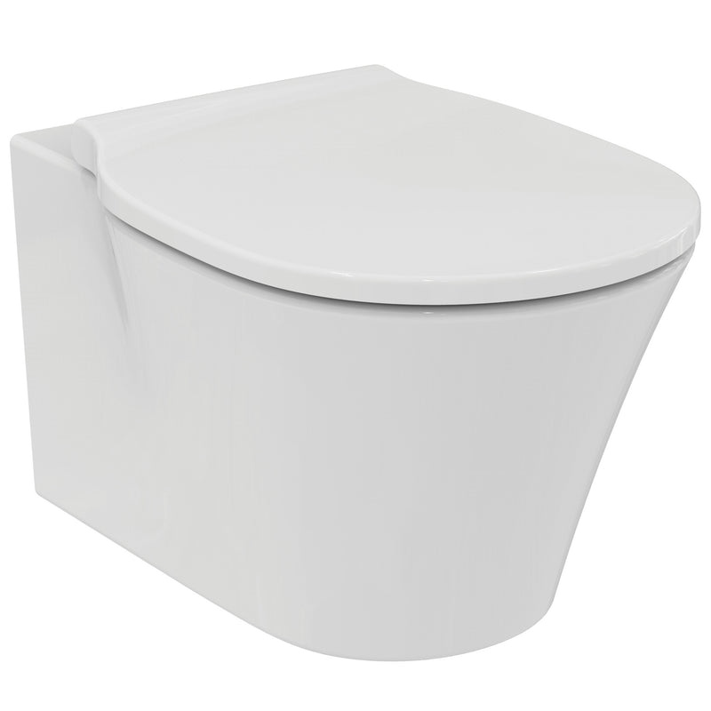 Ideal Standard - Wand-T-WC-Kombipaket Connect Air, AQUABLADE,mit Softclosing,360x540mm,Weiß