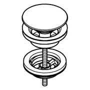 Grohe - Ablaufgarnitur 65807 chrom