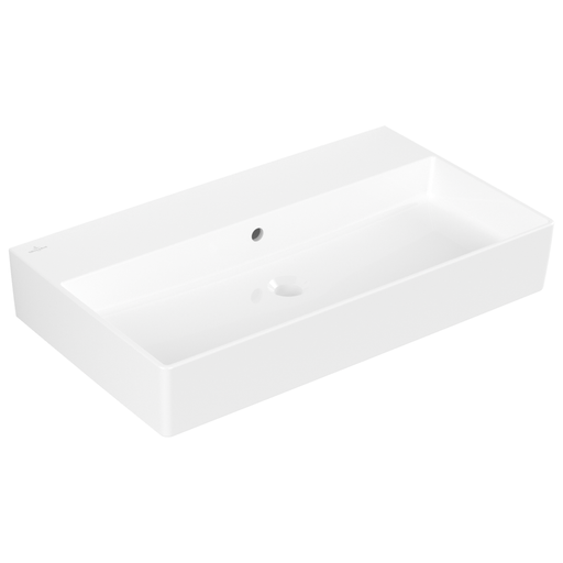 VILLEROY & BOCH - Waschbecken Memento 2.0 800x470mm Rechteck mit Überlauf Weiß Alpin