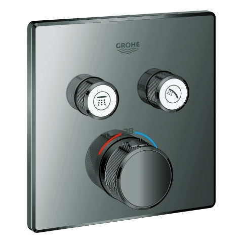 Grohe - Thermostat GROTHERM SmartControl 29124 eckig FMS 2 ASV hard graphite