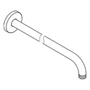 Grohe - Brausearm RAINSHOWER MODERN 28361 Ausladung 380 mm chrom