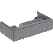 Geberit Vertriebs - Unterschrank XENO2 f. WT m. Ablg. re m .1 Schubl., 88x22x46,2cm, sculturagrau