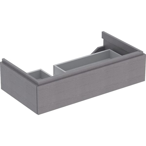 Geberit Vertriebs - Unterschrank XENO2 f. WT m. Ablg. re m .1 Schubl., 88x22x46,2cm, sculturagrau