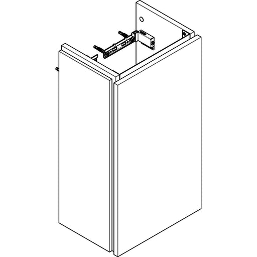 Hansgrohe - WTU 340x240mm f.HWB Anschlag links mattweiß