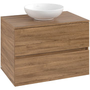 VILLEROY & BOCH - Konsolen-Unterschrank 800mm f AWT 2 Ausz 1 Aussch oLB C516H0 RH Oak Kansas