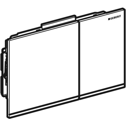 Geberit Vertriebs - BetPl. SIGMA60, für 2-Mengen-Sp. Chrom gebürstet Ersatzteil