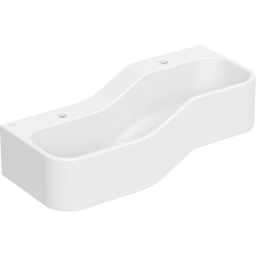Geberit Vertriebs - Bambini Spiel-/Waschlandschaft B:90cm 2 Waschpl., tieferes B li, 2 Hl., weiß