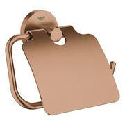 Grohe - WC-Papierhalter ESSENTIALS 40367 mit Deckel warm sunset gebürstet