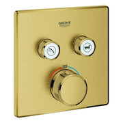Grohe - Thermostat GROTHERM SmartControl 29124 eckig FMS 2 ASV cool sunrise geb