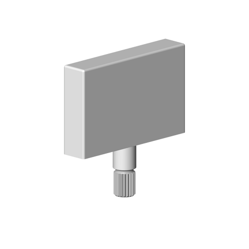 Dornbracht - Griff Ersatzteile 092078007 50 x 50 x 10 mm platin