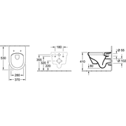 VILLEROY & BOCH - Combi-Pack OMNIA ARCHITECTURA 5684HR Weiß Alpin