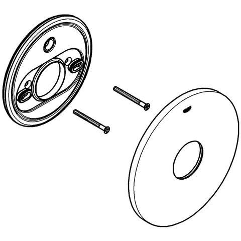 Grohe - Rosette 46587 chrom