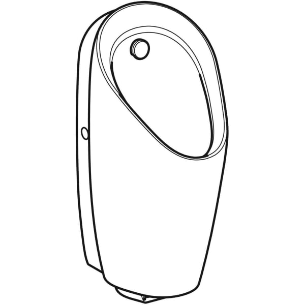 Geberit Vertriebs - Urinal Preda, für integrierte Steuerung