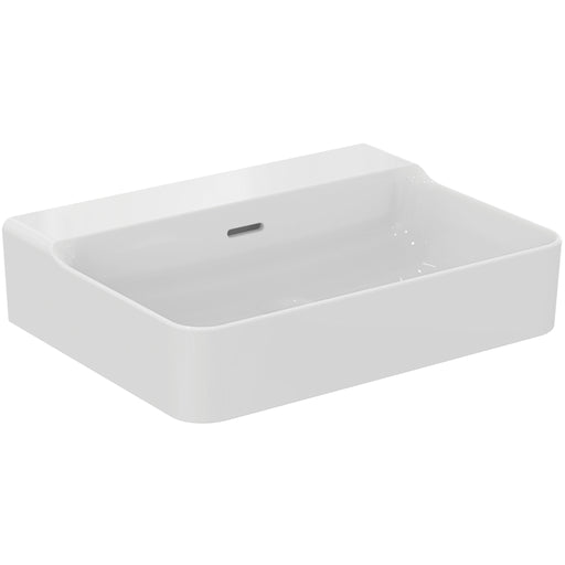 Ideal Standard - Waschtisch CONCA, o.Hl., m.Ül., 600x450x165mm, geschliffen, Weiß m.IP