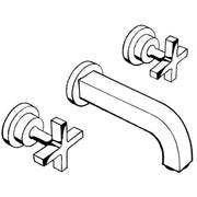 Hansgrohe - 3-Loch WT-Armatur AXOR CITTERIO 39313000 chrom m.Kreuzgriff