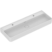 Ideal Standard - Waschtisch STRADA II, 2 Hl. r.u.l. , m. ÜL., geschliffen, 1200x430x170mm,Weiß