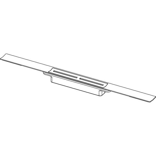 TECE SE - TECEdrainprofile Duschprofil, 1000 mm, Edelstahl, Brushed Black Chrome
