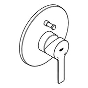 Grohe - Einhand-Wannenbatterie LINEARE 19297 Fertigmontageset chrom