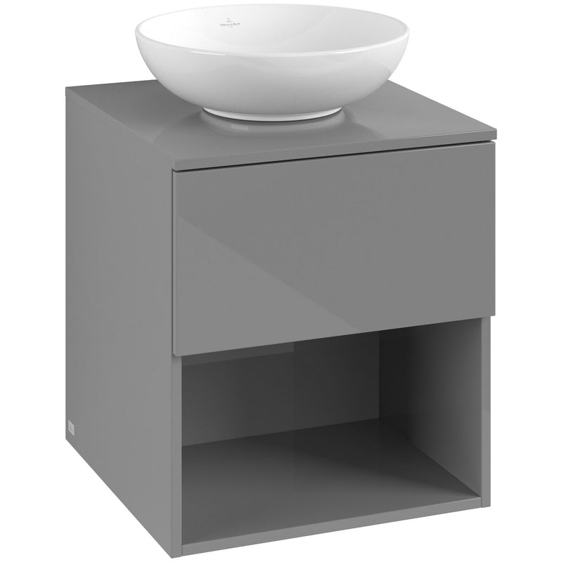 VILLEROY & BOCH - Konsolen-Unterschrank 500mm f AWT38 1 Ausz 1 Aussch oLB C520H0 VT Grey