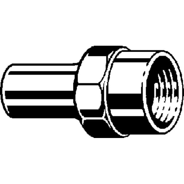 Viega - Einsteckstück SANPRESS Inox 2312.1 42mm x 11/2 IG Edelstahl
