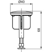 Ideal Standard - JADO Ablaufstopfen, Chrom