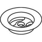Hansgrohe - Ventilteller EXAFILL S chrom