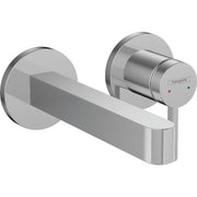 Hansgrohe - 2-Loch Waschtischmischer Unterputz FINORIS F-Set kurzer Auslauf chrom