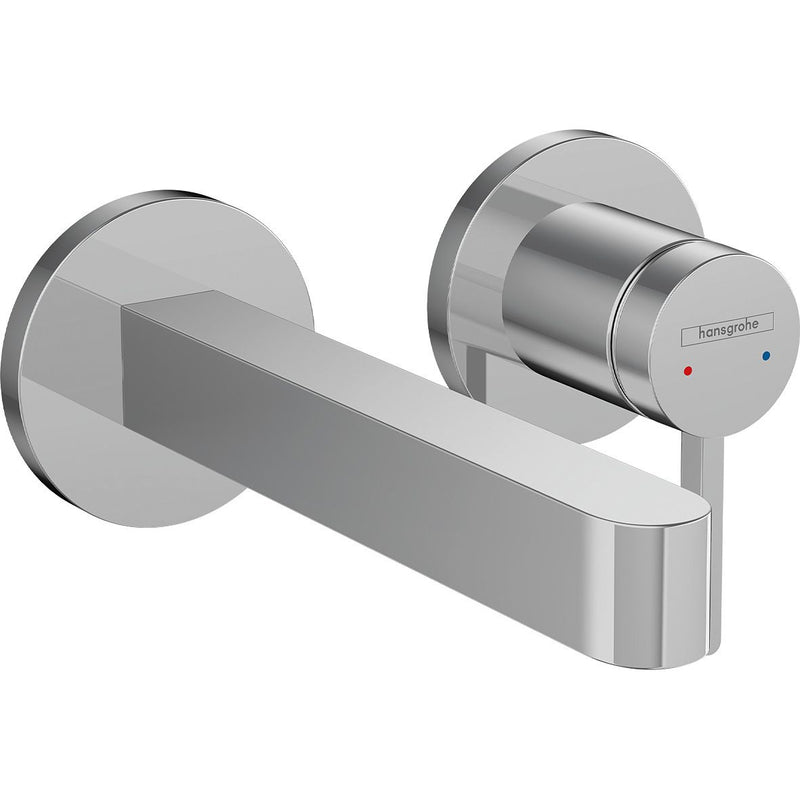 Hansgrohe - 2-Loch Waschtischmischer Unterputz FINORIS F-Set kurzer Auslauf chrom
