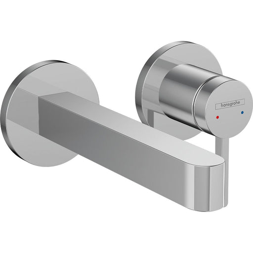 Hansgrohe - 2-Loch Waschtischmischer Unterputz FINORIS F-Set kurzer Auslauf chrom