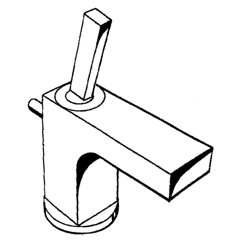 Hansgrohe - Waschtisch EHM AXOR CITTERIO 39015 chrom für Handwaschbecken