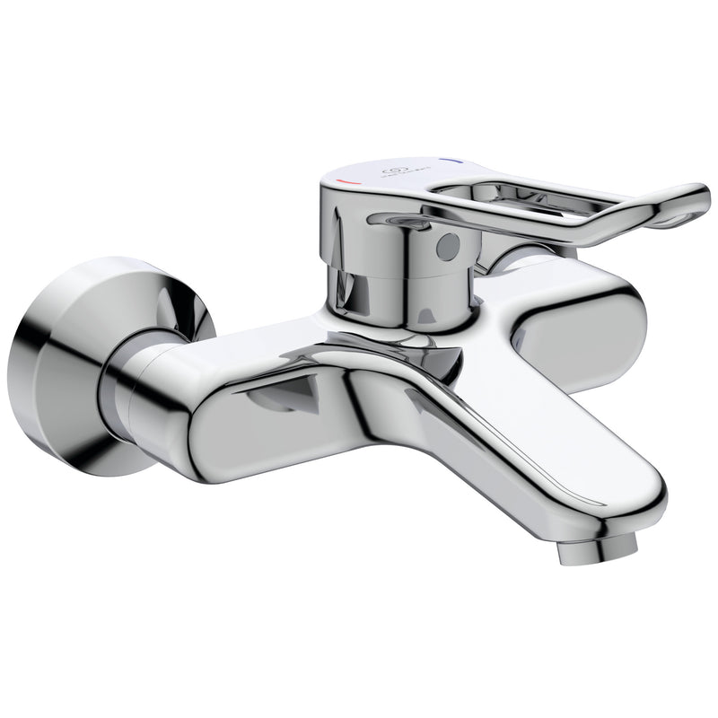 Ideal Standard - Wand-WT-Armatur CERAPLUS 2, 5l/min. m.Bügelgriff, Ausld. 148-167mm, Chrom