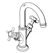 Hansgrohe - 2-Griff WT-Armatur AXOR MONTREUX 16505000 chrom m.Ablaufgarnitur für HWB