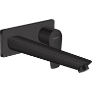 Hansgrohe - 2-Loch Waschtischmischer Unterputz Talis E F-Set mattschwarz langer Auslauf