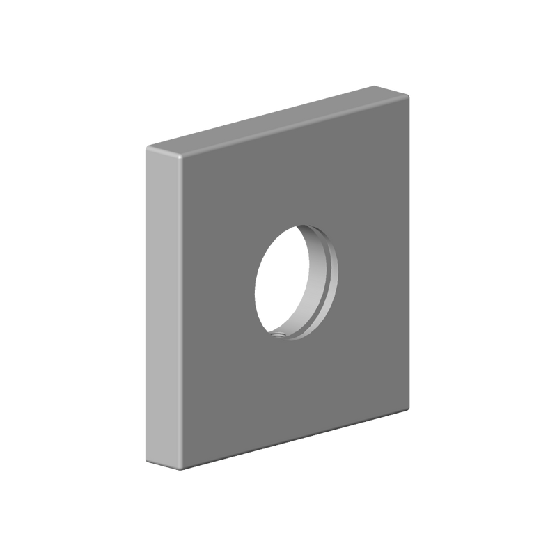 Dornbracht - Rosette Ersatzteile 092798003 60 x 60 x 9 x D. 24 mm platin