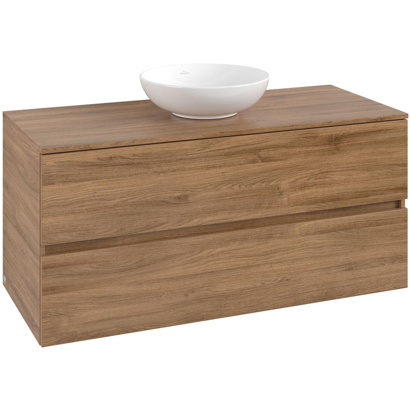 VILLEROY & BOCH - Konsolen-Unterschrank 1200mm f AWT 2 Ausz 1 Aussch oLB C518H0 RH Oak Kansas