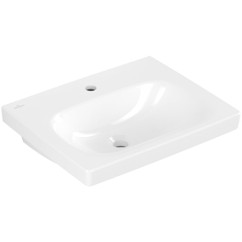 VILLEROY & BOCH - Waschbecken Skyla 5A5156 445x550mm Rechteck 1HL. ohne Überlauf Weiß Alpin