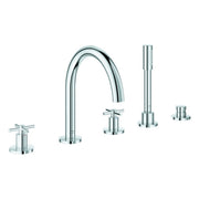 Grohe - 5-Loch-Wannen-Kombination Atrio 29408 FMS Kreuz-Griff chrom