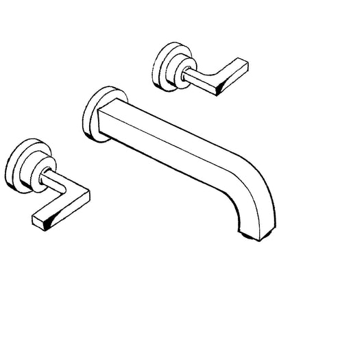 Hansgrohe - 3-Loch WT-Armatur AXOR CITTERIO 39147000 chrom m.Hebelgriff