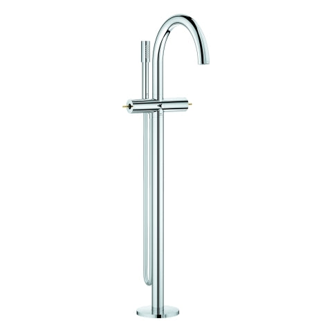 Grohe - Wannenbatterie Atrio Private C. 25227 Bodenmontage für Hebelgriffe chrom