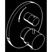Hansgrohe - Fertigset UP Thermostat AXOR STARCK 10700000 chrom m.Absperrventil