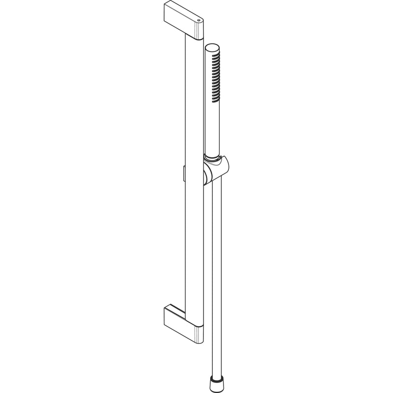Hansgrohe - Brauseset Pulsify S 100 1jet mit Brausestange 650mm chrom