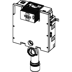 TECE SE - TECEbox WC-Modul mit Uni-Spülkasten und Fliesenträger-Front, Bauhöhe 820 mm