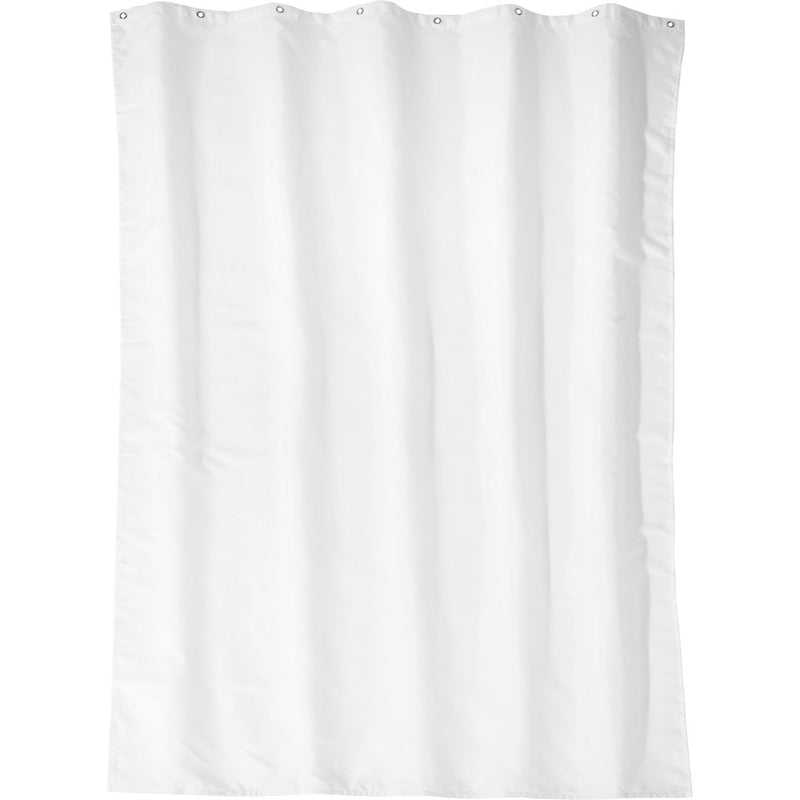 Adolf Schmidt - Brausevorhang Textil weiß waschbar H2000xB1200mm, 8 Ösen MS vc