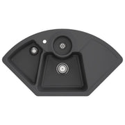 VILLEROY & BOCH - Eck-Spültisch SOLO ECK, 670801 107,5x60cm m.Handbet.,Cplus,graphit
