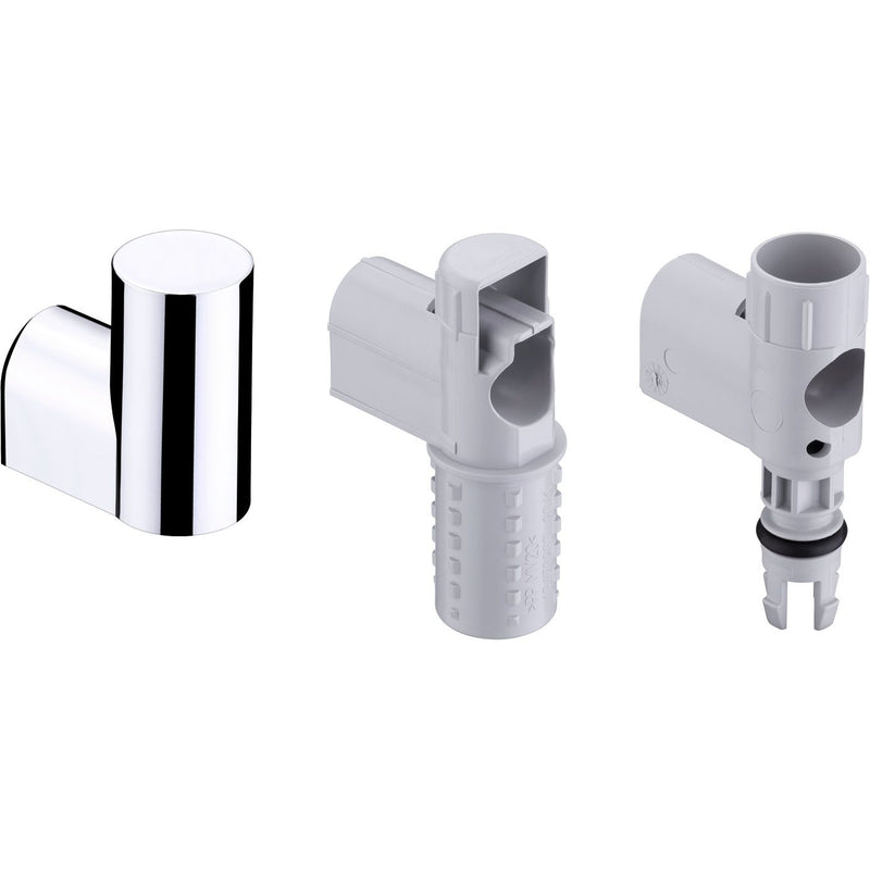 Hansgrohe - Wandstütze mit Abdeckung für Wandstange Unica'D satinox