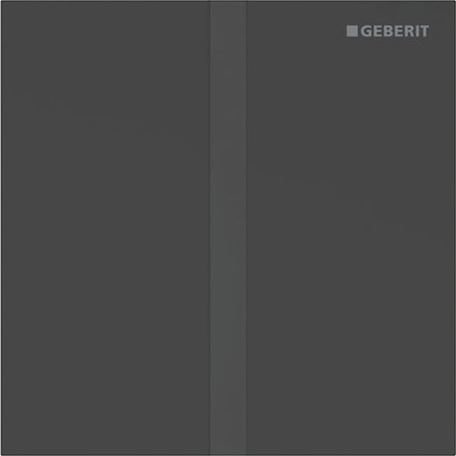 Geberit Vertriebs - Typ 40 UR-Strg. m. elektron. Sp-Ausl. Netz.-Betr., Square, schwarzmatt/Etc