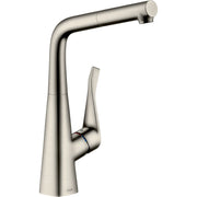 Hansgrohe - Spültisch EHM METRIS 14821 edelstahl-optik mit Ausziehauslauf